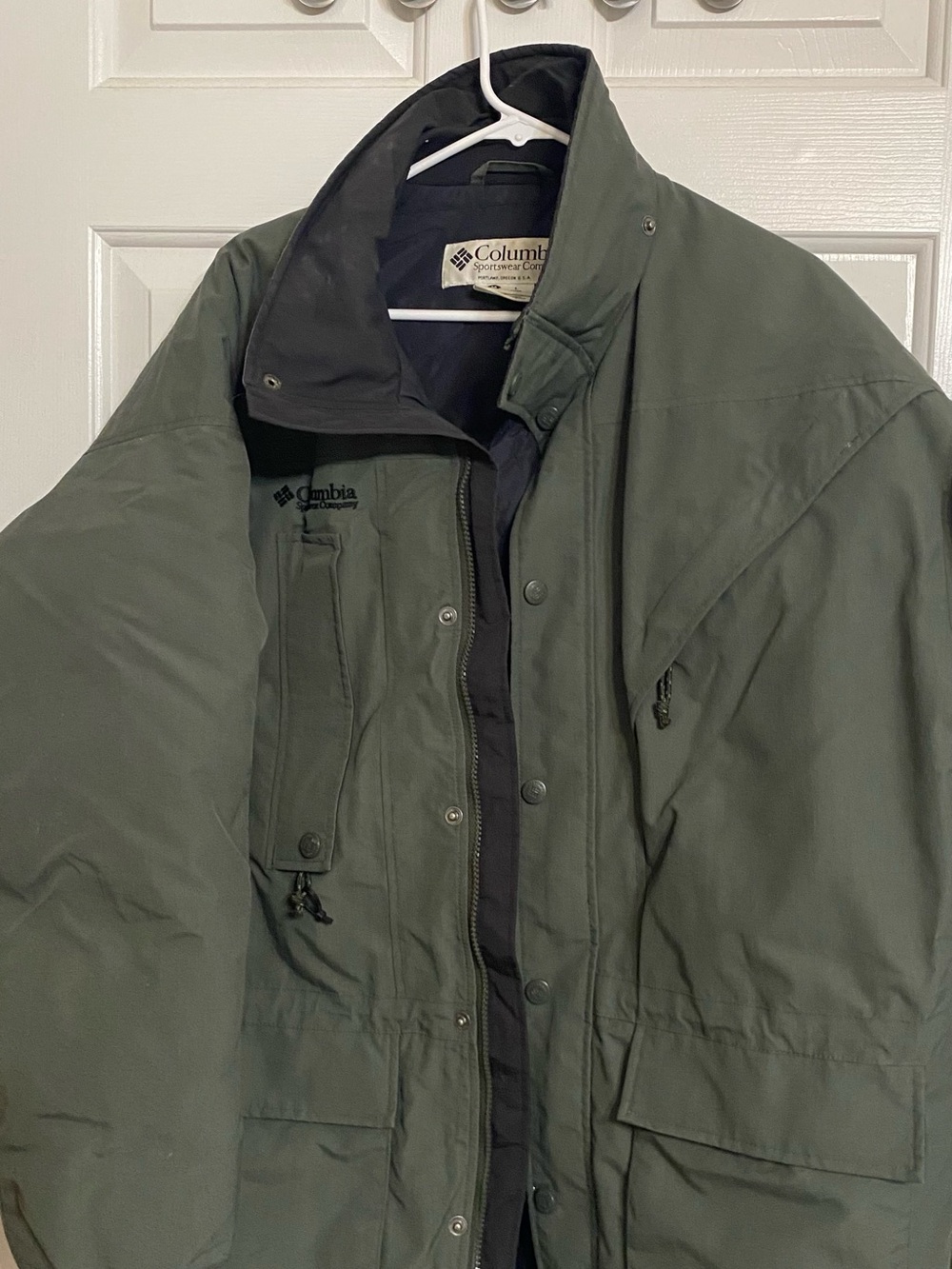 Columbia Men's Dark Olive Green Field Jacket